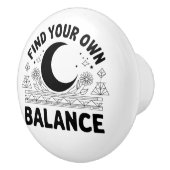 Vind je eigen balans keramische knop (Rechts)