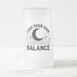 Vind je eigen balans matglas bierpul