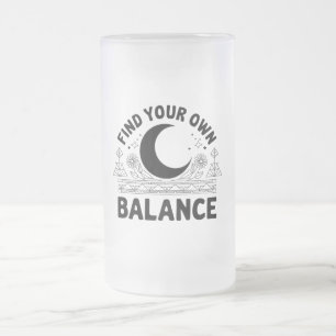 Vind je eigen balans matglas bierpul