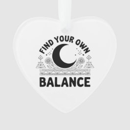 Vind je eigen balans ornament