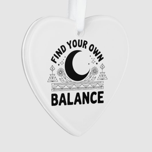 Vind je eigen balans ornament (voorkant)