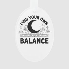 Vind je eigen balans ornament