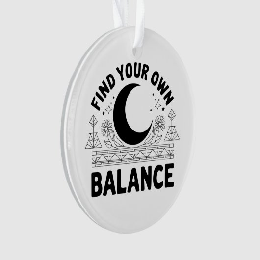 Vind je eigen balans ornament (voorkant)