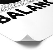 Vind je eigen balans poster (Hoek)