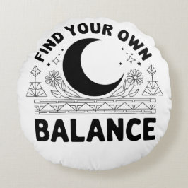 Vind je eigen balans rond kussen