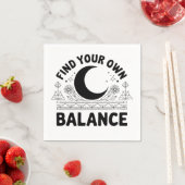 Vind je eigen balans servet (Insitu)