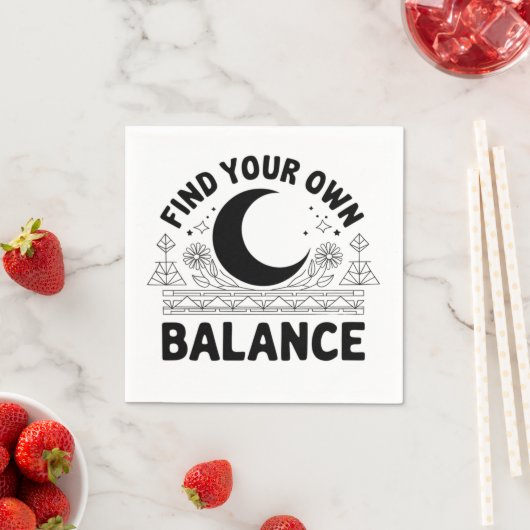 Vind je eigen balans servet (Insitu)