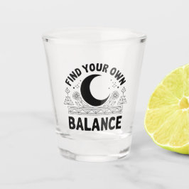 Vind je eigen balans shot glas