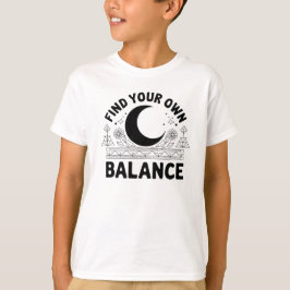 Vind je eigen balans t-shirt