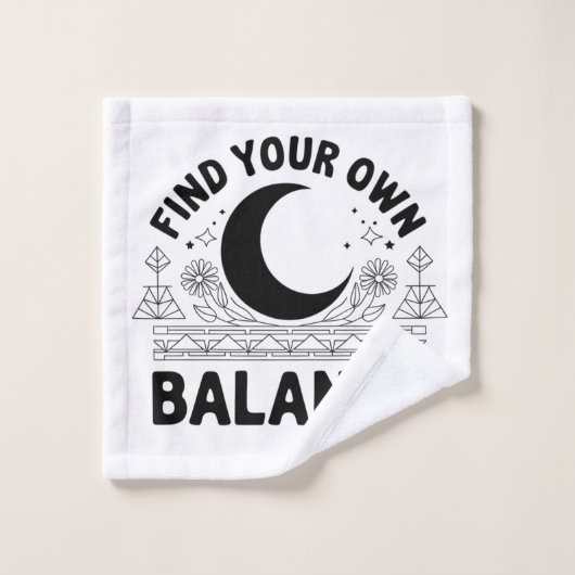 Vind je eigen balans washandje (Wasdoekje)