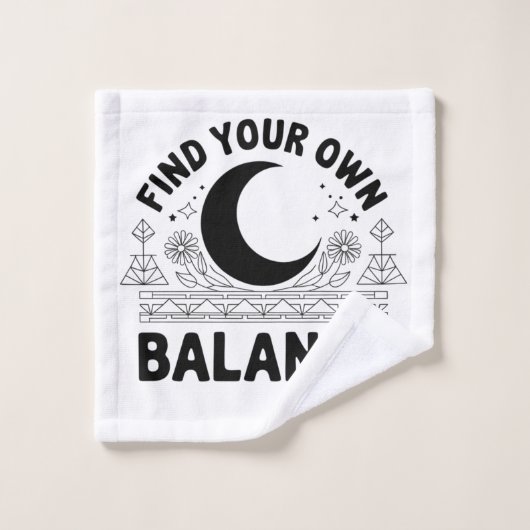 Vind je eigen balans washandje (Wasdoekje)