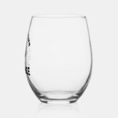 Vind je eigen balans wijnglas zonder voet (Links)