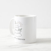 Vind je Evenwicht Zen Esthetische Mok (Voorkant links)