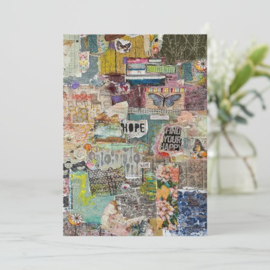 Vind je geluk kaart (Staand voorkant)