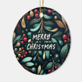 Vind je gevoel van eigenwaarde tijdens de kerst keramisch ornament (Links)