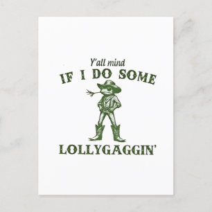 Vind je het erg als ik wat Lollygang Retro Boho ki Aankondigingskaart