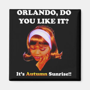 Vind je het Orlando leuk? Het is de herfstzonsopga Magneet