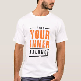 Vind je innerlijke balans t-shirt