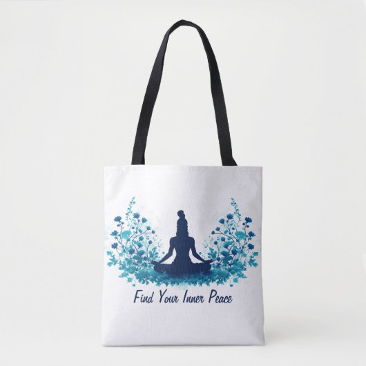 Vind je innerlijke Canvas tas voor vredesmeditatie (Voorkant)