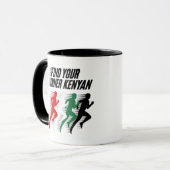 Vind je innerlijke Keniaanse Marathon Mok (Voorkant links)