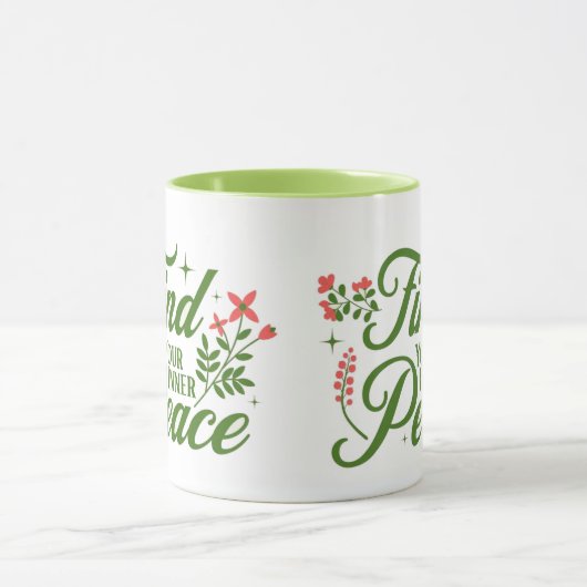 Vind je innerlijke rust | koffie-Mok | Mok (Midden)