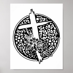 Vind je innerlijke vrede Om symbool Yoga Poster