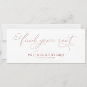 Vind je Kaart voor de titel van de bruiloft (Voorkant)