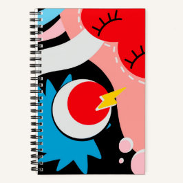 Vind je liefde-spiraalnotitieboek notitieboek