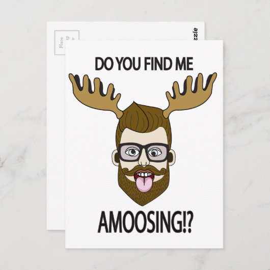 Vind je me leuk? briefkaart (Voorkant / Achterkant)