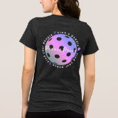 Vind je mensen, vind je rust Tri-Blend shirt (Achterkant)