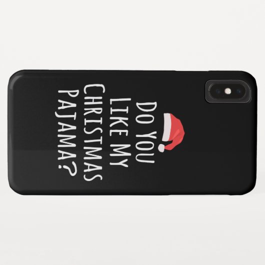 Vind je mijn kerstPajama leuk? Case-Mate iPhone Case (Achterkant (horizontaal))