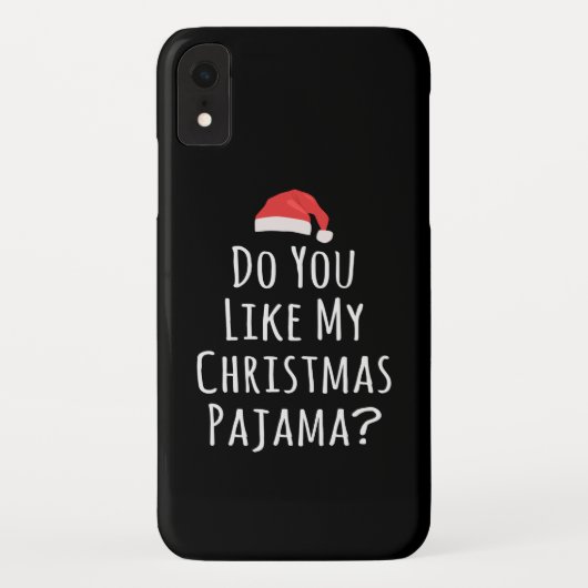 Vind je mijn kerstPajama leuk? Case-Mate iPhone Case (Achterkant)