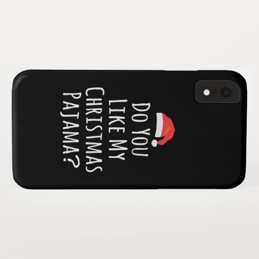 Vind je mijn kerstPajama leuk? Case-Mate iPhone Case (Achterkant (horizontaal))
