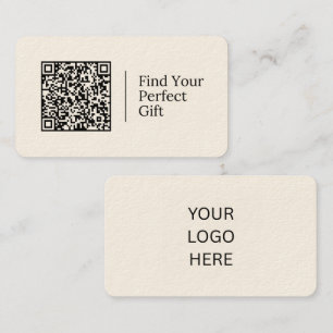 Vind Je Perfecte Cadeau Aanpasbare QR-code Visitekaartje