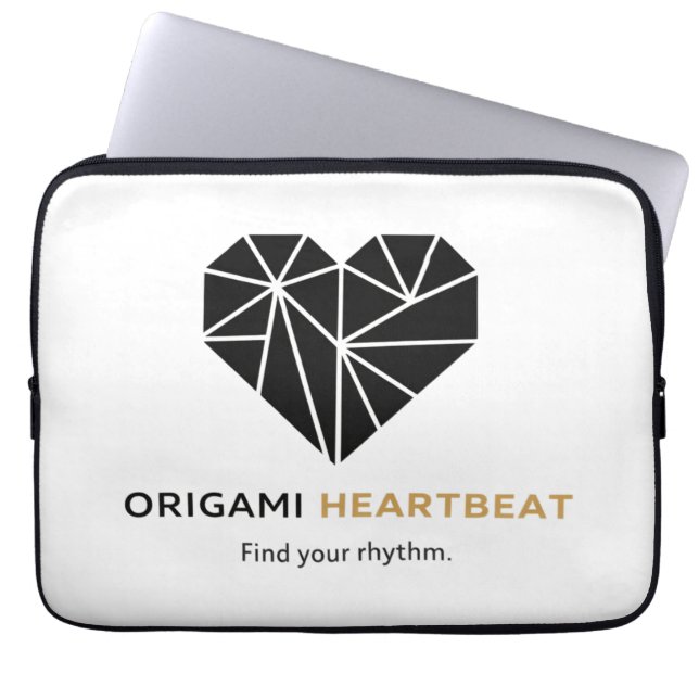 Vind je Ritme Design Laptop Sleeve (Voorkant)