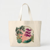 Vind je rust grote tote bag (Voorkant)