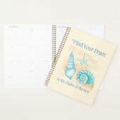 Vind je rust in de schelpen van de zee. planner (Display)