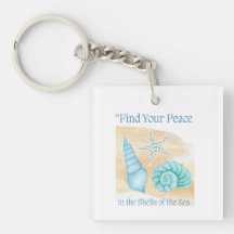 Vind je rust in de schelpen van het zee.