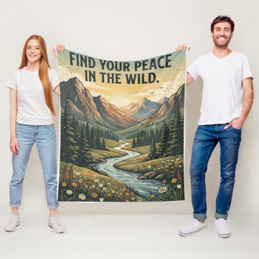 Vind je rust in de wilde deken (In situ)
