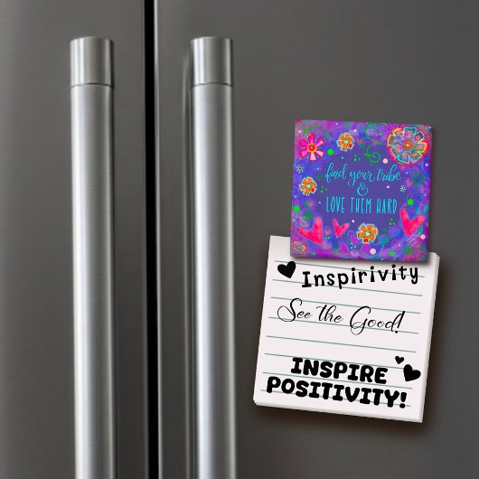 Vind je stam leuk Paarse vrienden harten schattig Magneet