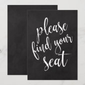 Vind Je Stoel Betaalbaar Schoolbord Bord Kaart (Voorkant / Achterkant)