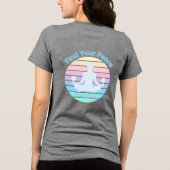 Vind je Vrede Tri-Blend Shirt (Achterkant)