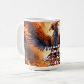 "Vind Je Vuur Binnen"  Koffiemok (Voorkant links)