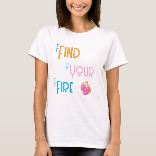 Vind Je Vuur T-Shirt (Voorkant)