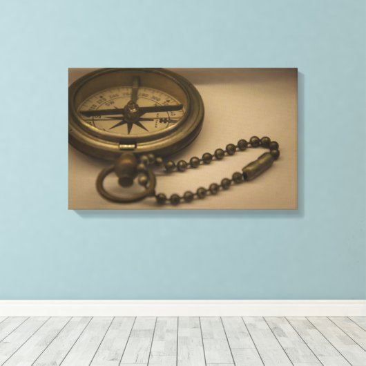 Vind je weg! canvas afdruk (Insitu (Houten vloer))