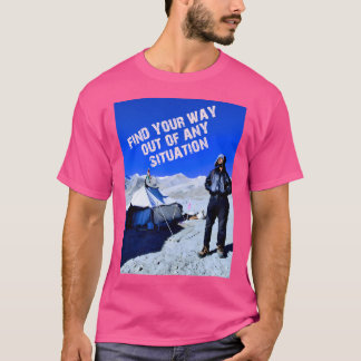 Vind je weg uit elke actieve situatie t-shirt