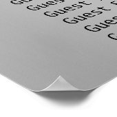 Vind je zitplaatsje in het voetje van de bruidssch poster (Hoek)