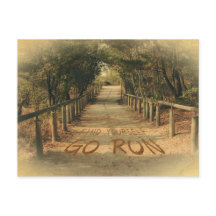 Vind jezelf Go Run Park Jogger Motivatie