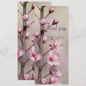 Vind Joy Cherry Blossom Bladwijzer (Voorkant / Achterkant)