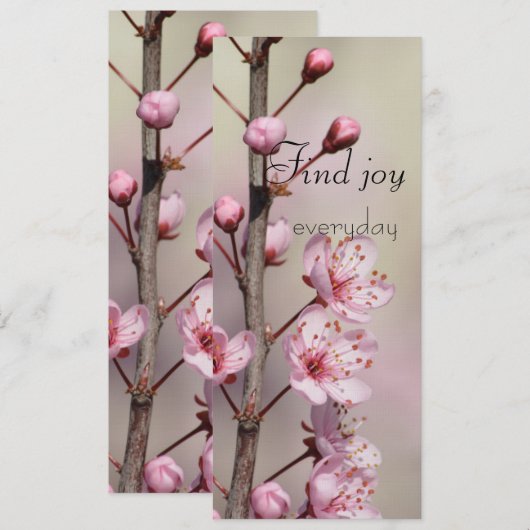 Vind Joy Cherry Blossom Bladwijzer (Voorkant / Achterkant)
